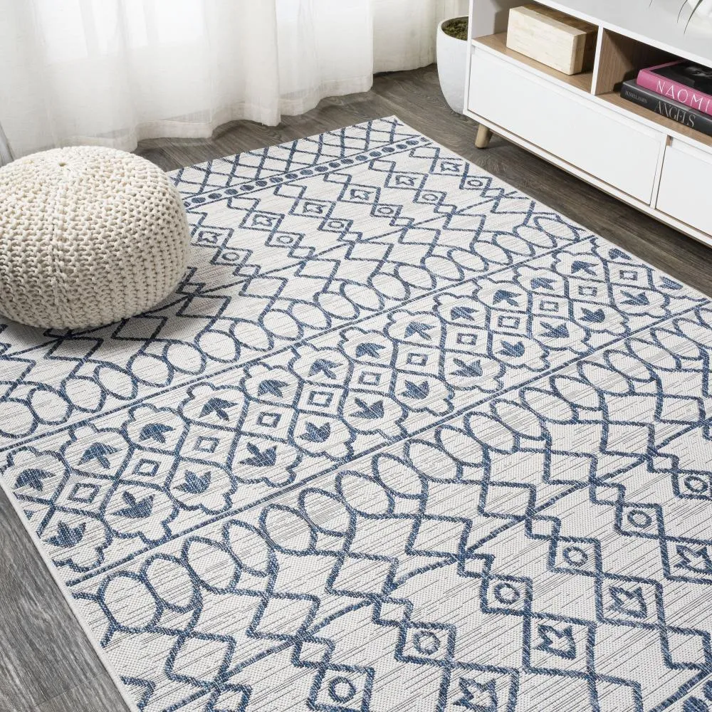 Guarda Kafel Tribal Bohemian Indoor/Outdoor Area Rug