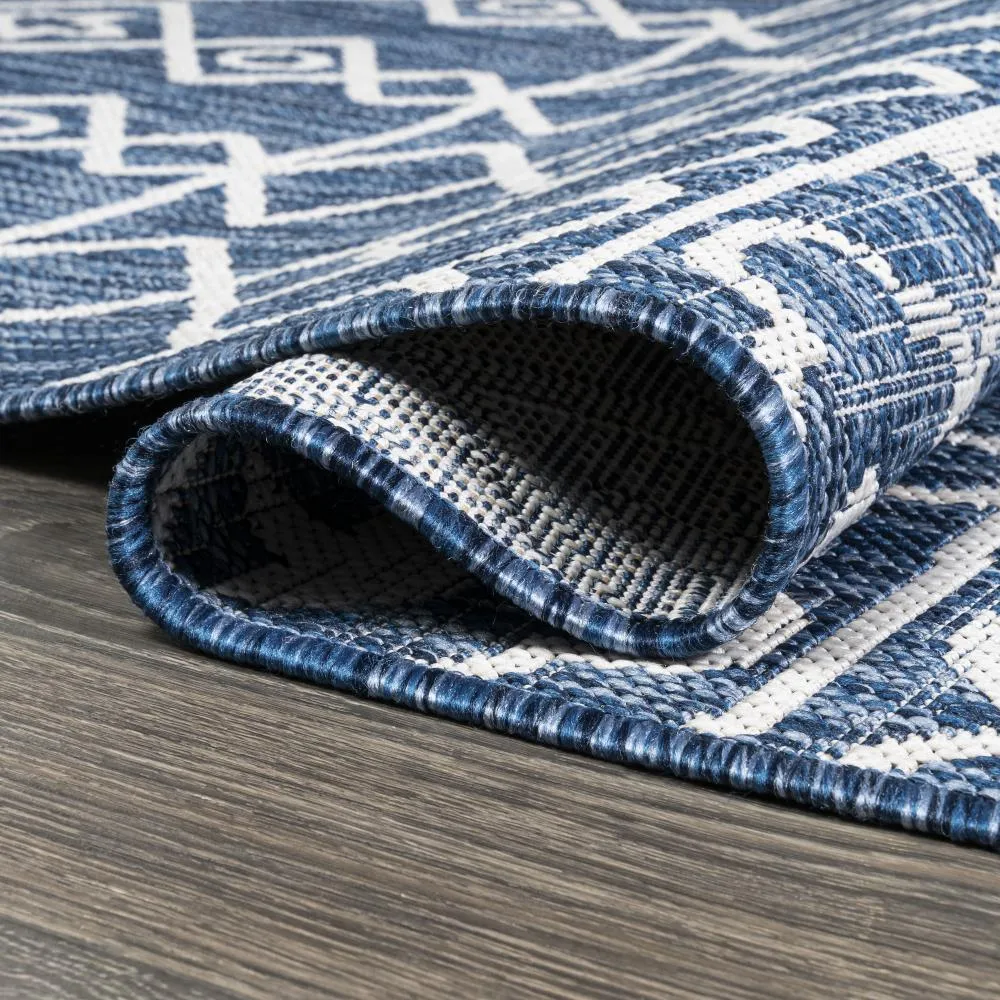 Guarda Kafel Tribal Bohemian Indoor/Outdoor Area Rug