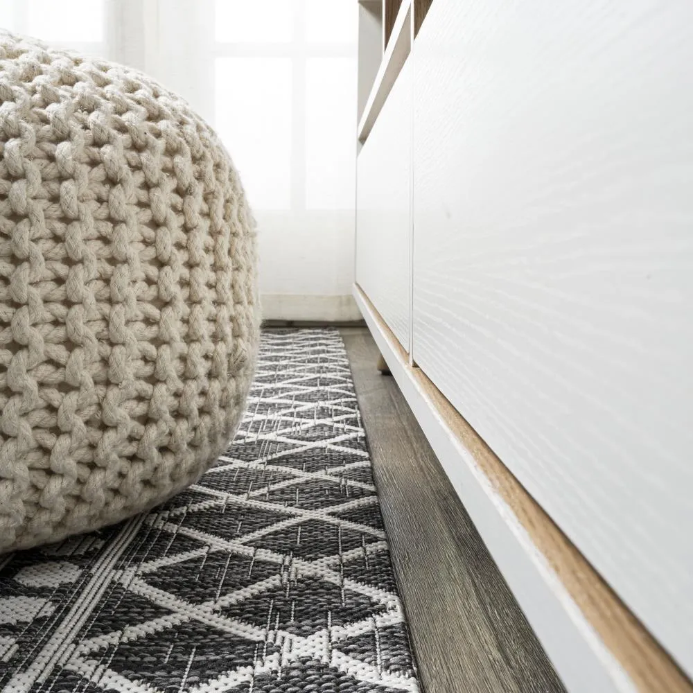 Guarda Kafel Tribal Bohemian Indoor/Outdoor Area Rug