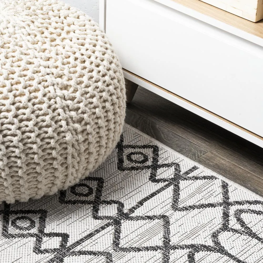 Guarda Kafel Tribal Bohemian Indoor/Outdoor Area Rug