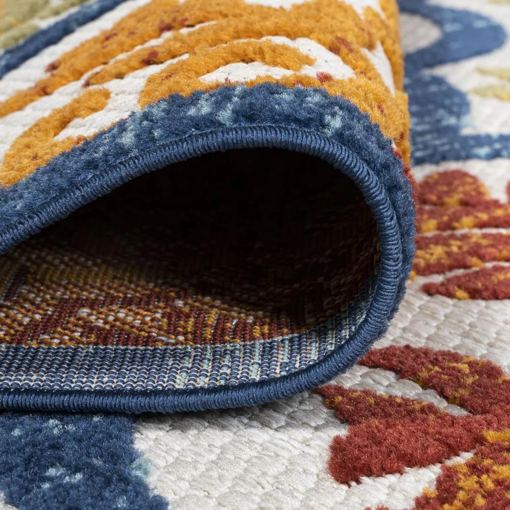 Hamilton Cassis Ornate Ogee Trellis Area Rug