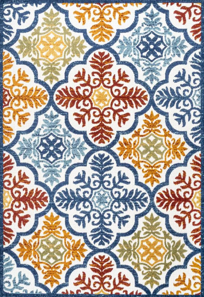 Hamilton Cassis Ornate Ogee Trellis Area Rug