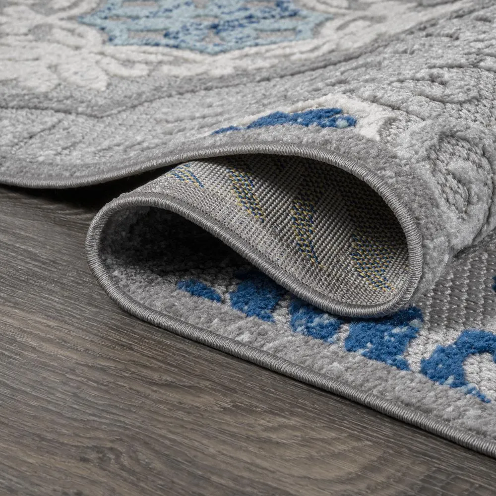 Hamilton Cassis Ornate Ogee Trellis Area Rug