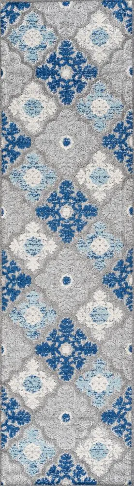 Hamilton Cassis Ornate Ogee Trellis Area Rug