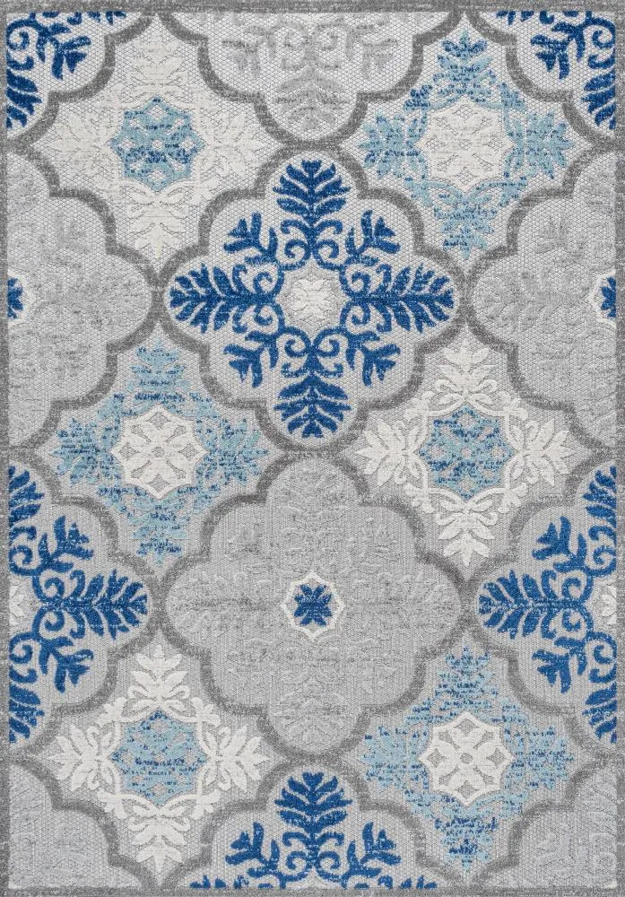 Hamilton Cassis Ornate Ogee Trellis Area Rug