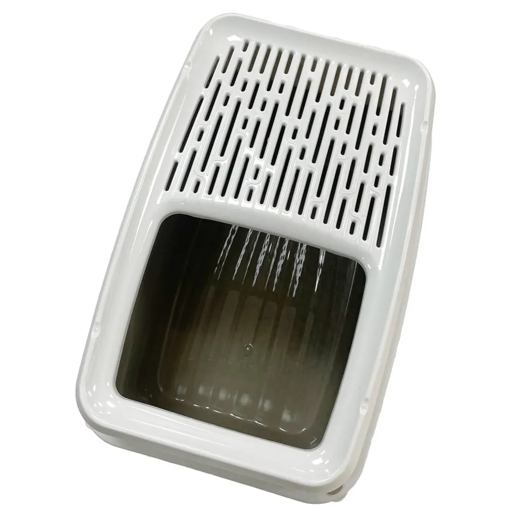 Happy Pet Salto Top Entry Cat Litter Box Large Mocha