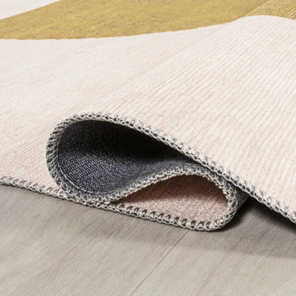 Harley Minimalist Geometric Machine-washable Area Rug