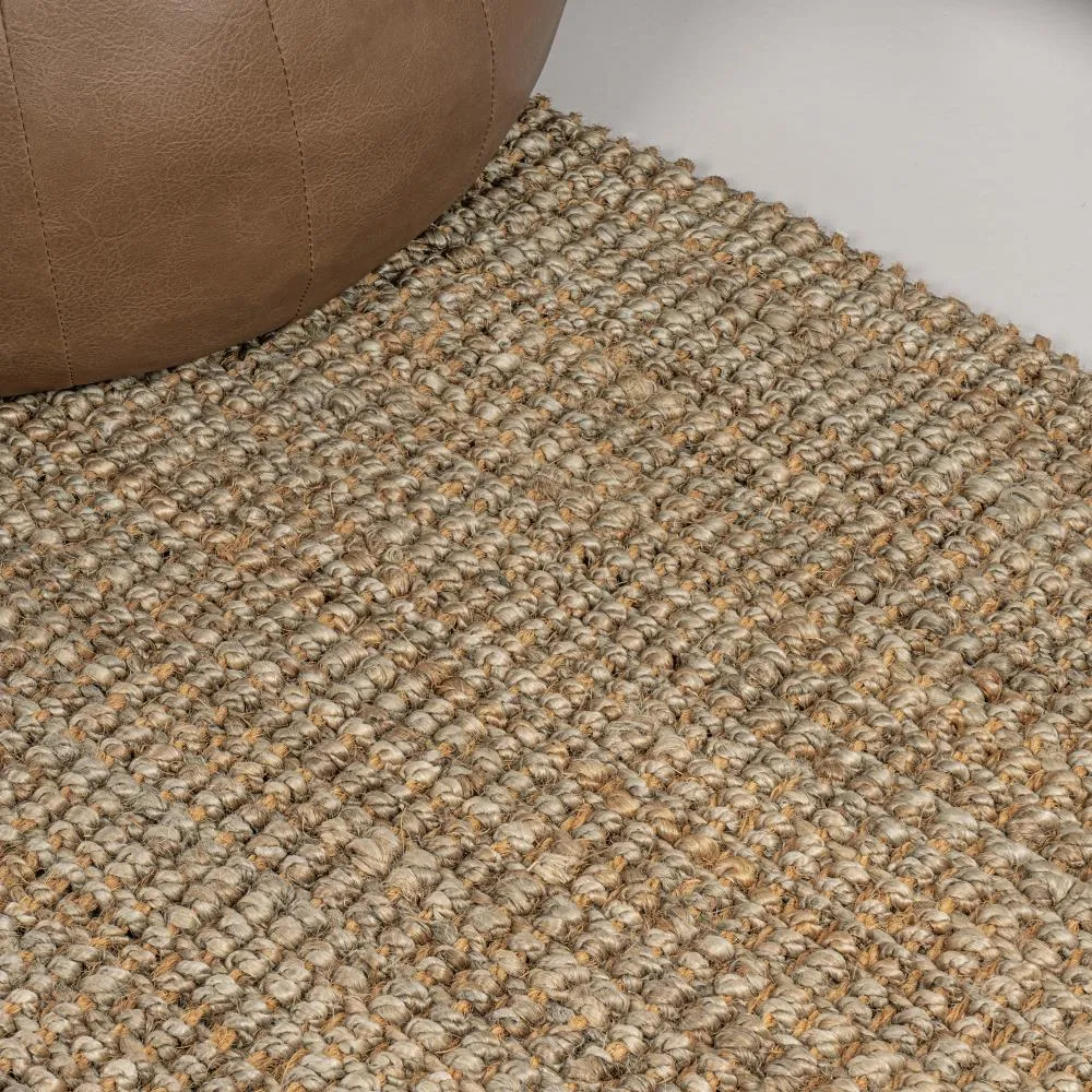 Hartford Traditional Rustic Handwoven Jute Area Rug