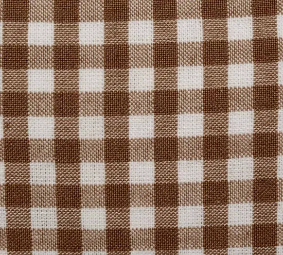 Heather Taylor Home x TFD Mini Gingham Nutmeg Dog Bed