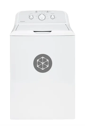 HotPoint 3.8 Cu. Ft. Top Load Washer and 6.2 Cu. Ft. Electric Dryer