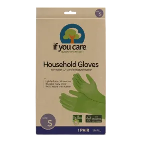 If You Care Reusable FSC Certifed Rubber Gloves - Small