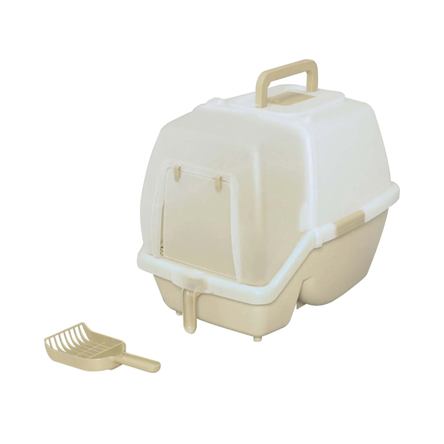 Iris Cat Toilet/Hood Litter Box SSN530 (Brown)