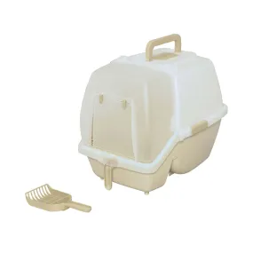 Iris Cat Toilet/Hood Litter Box SSN530 (Brown)