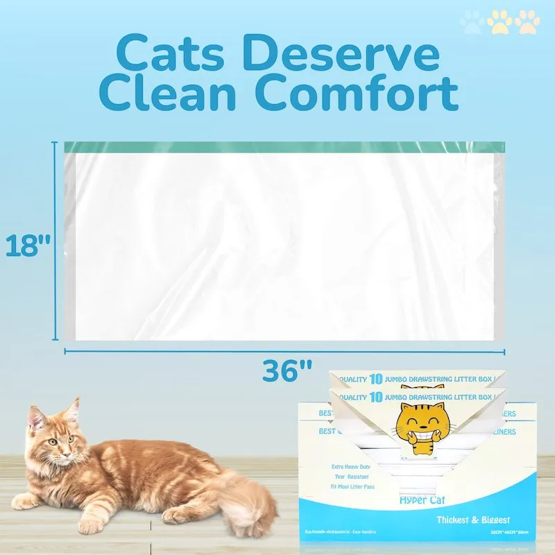 Jumbo Cat Litter Box Liners 20