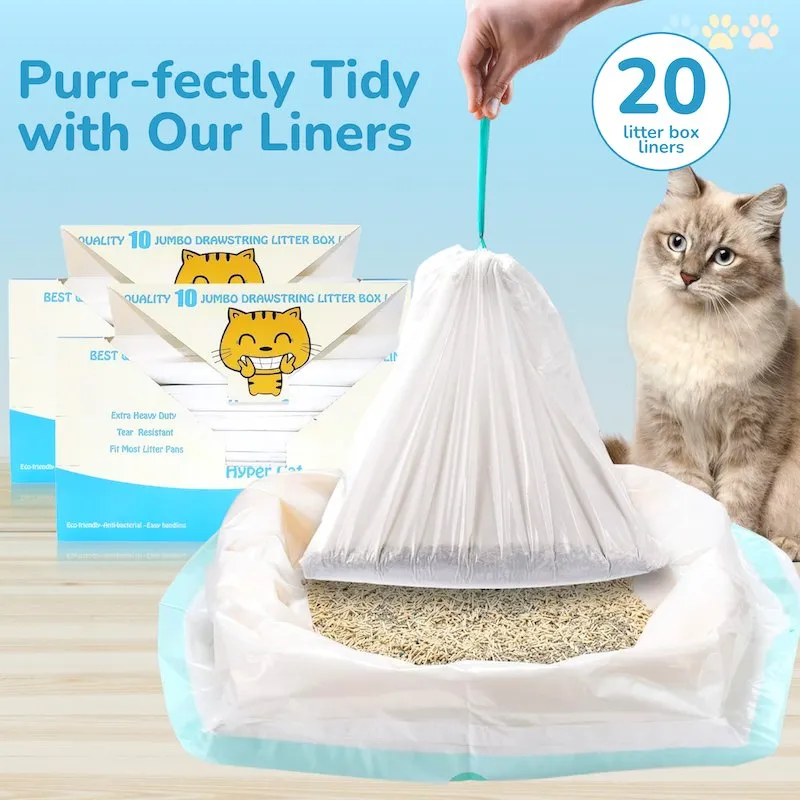 Jumbo Cat Litter Box Liners 20