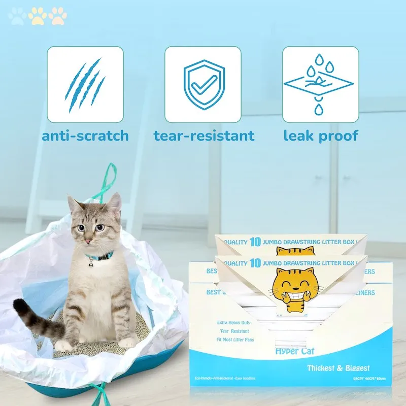 Jumbo Cat Litter Box Liners 20