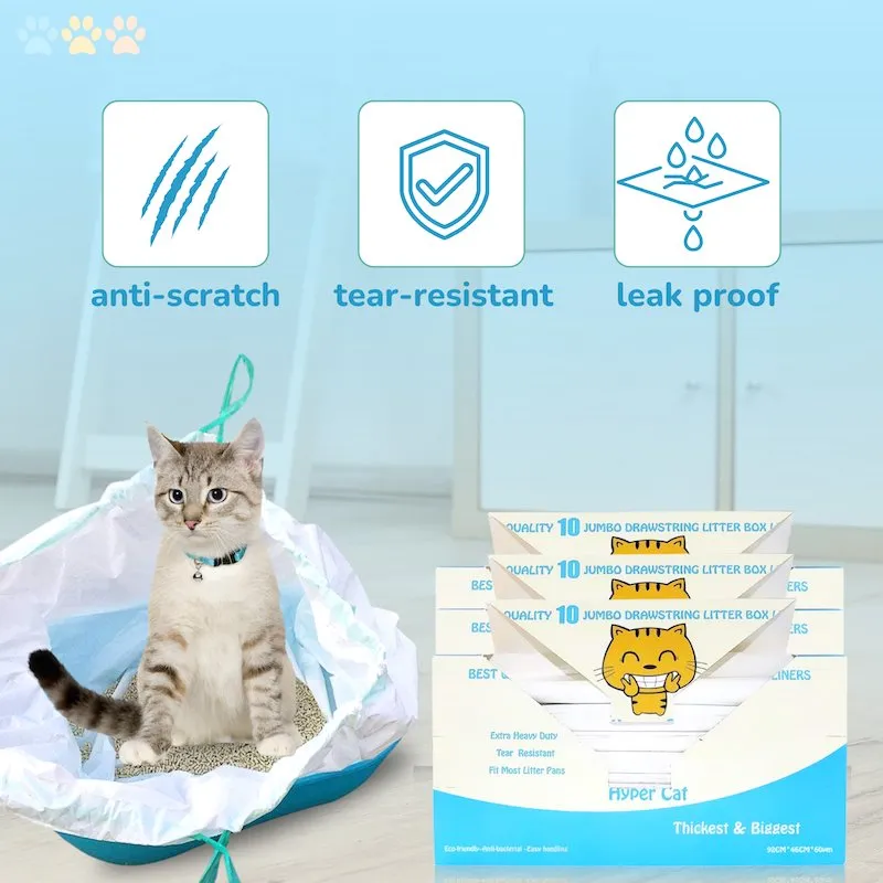 Jumbo Cat Litter Box Liners 30