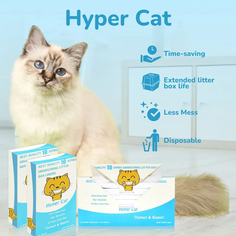 Jumbo Cat Litter Box Liners 30