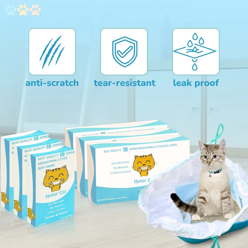 Jumbo Cat Litter Box Liners 60