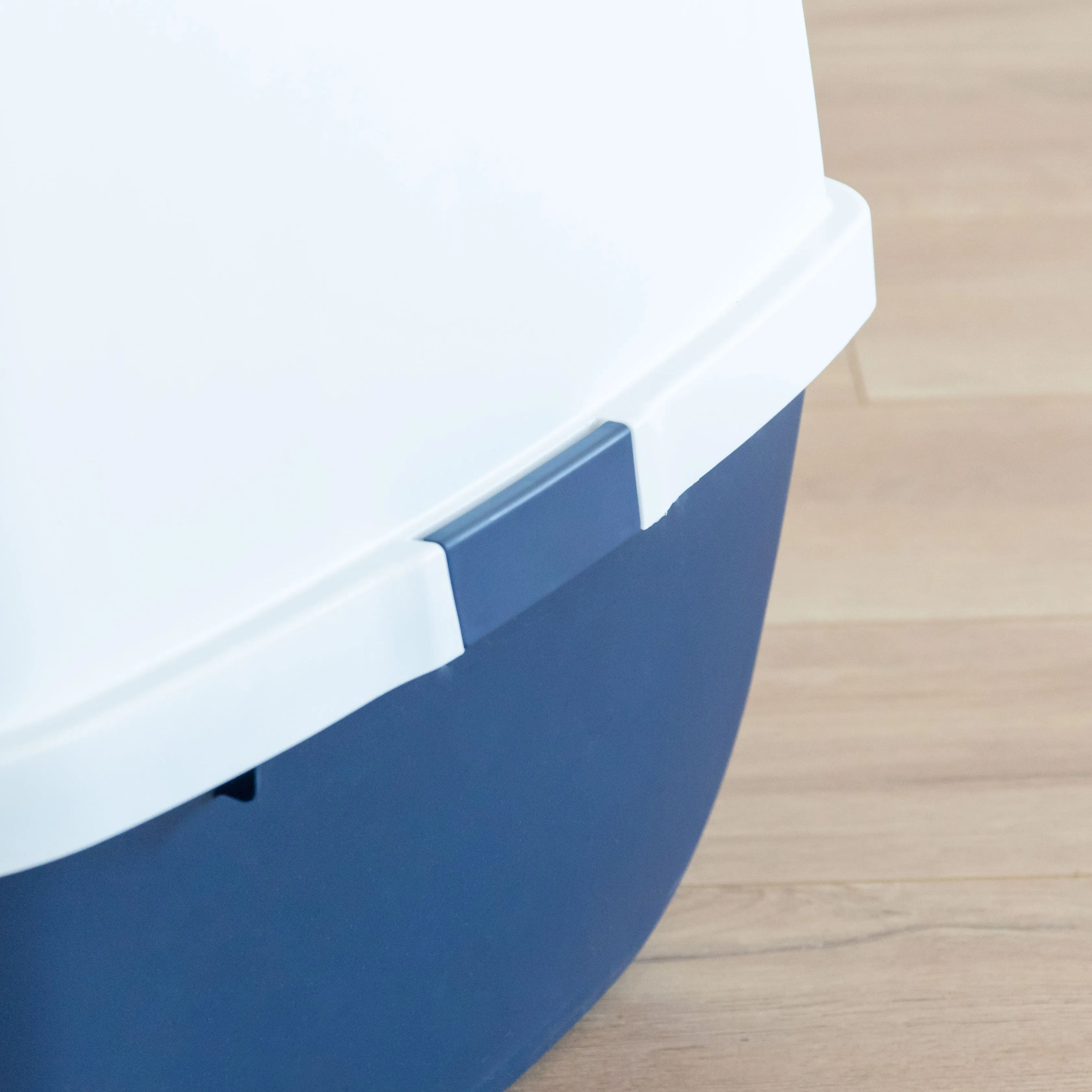 Jumbo Hooded Litter Box, Navy