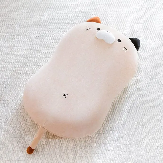 Kawaii Cartoon Cat Plush Pillow 55*35CM