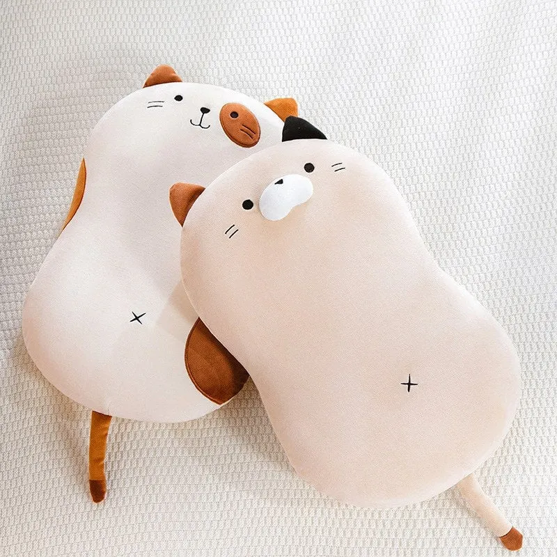 Kawaii Cartoon Cat Plush Pillow 55*35CM