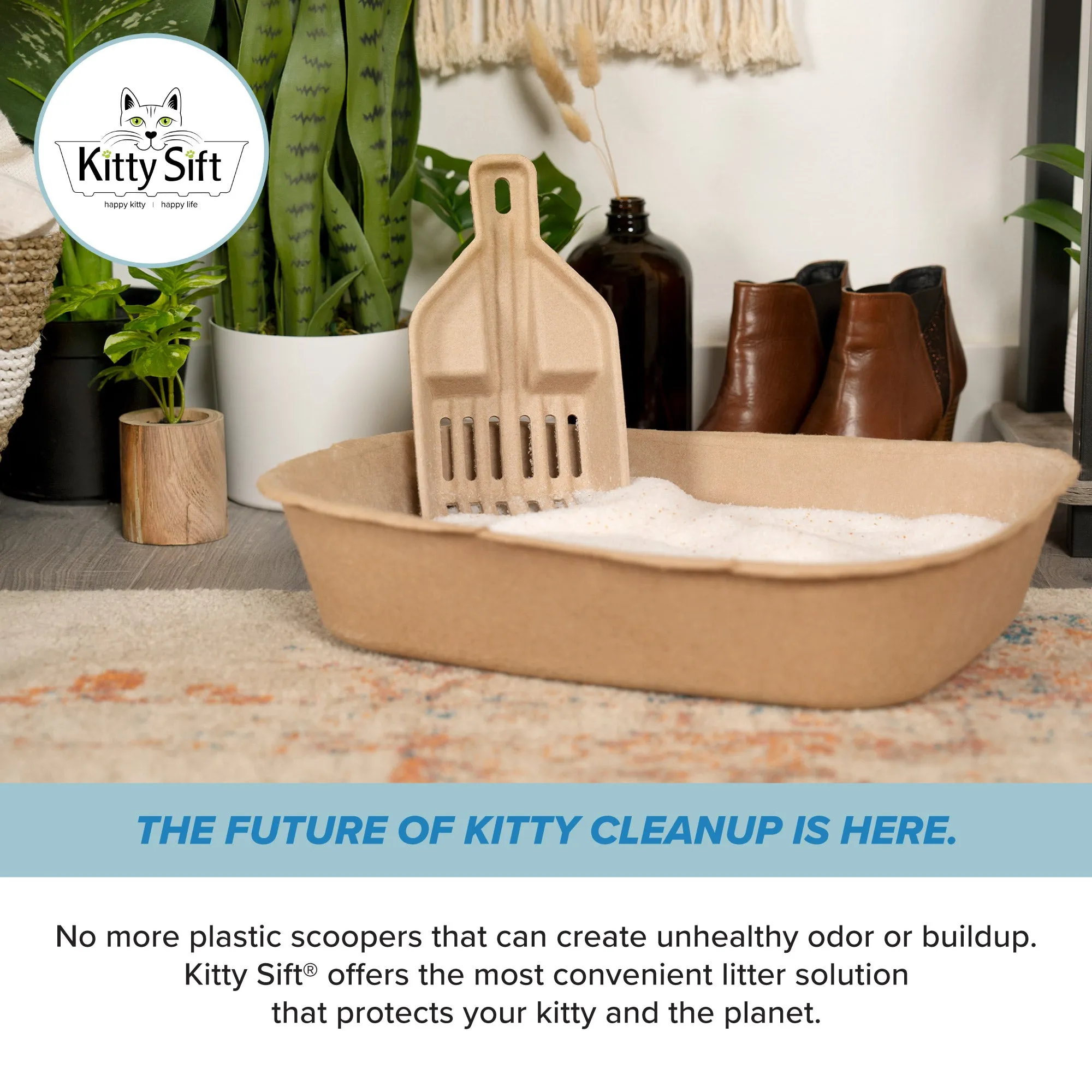 Kitty Sift Eco-Friendly Disposable Litter Scoop
