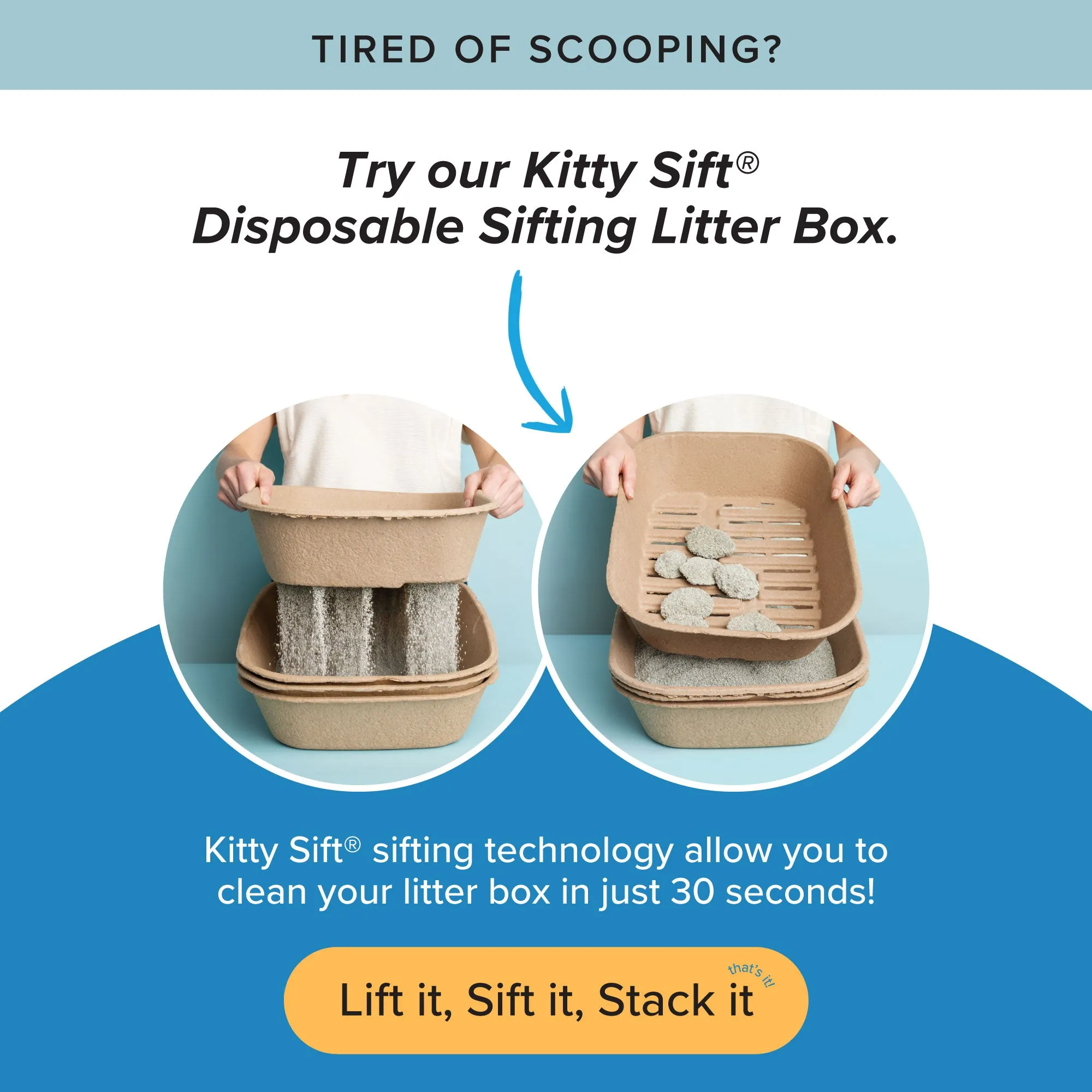 Kitty Sift Eco-Friendly Disposable Litter Scoop