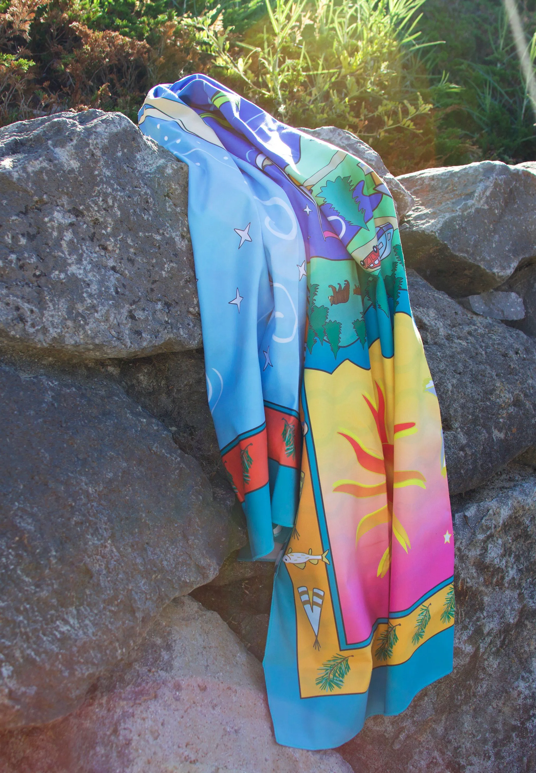 Lake Life Beach & Travel Towel