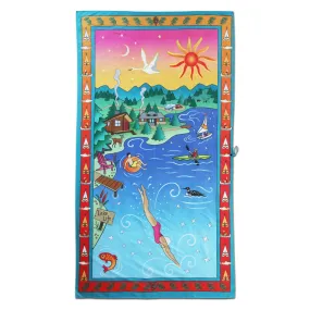 Lake Life Beach & Travel Towel