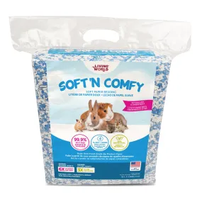 Living World Soft 'N Comfy Small Animal Paper Bedding - Bi-Colour - 56 L (3400 cu in)