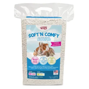 Living World Soft 'N Comfy Small Animal Paper Bedding - White - 36 L (2200 cu in)