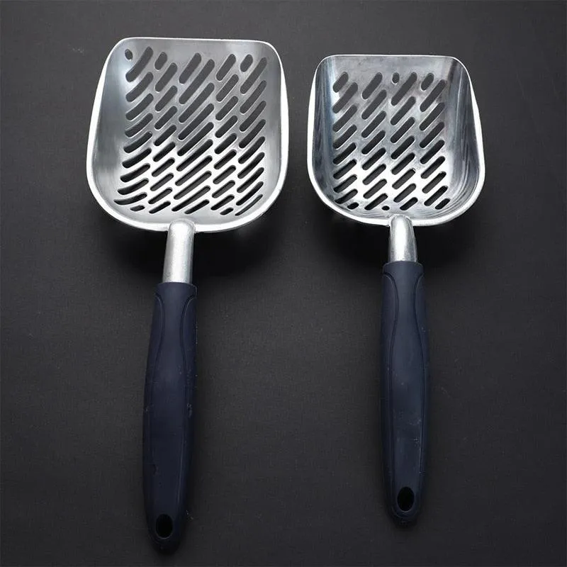 Long Handle Metal Cat Litter Scoop