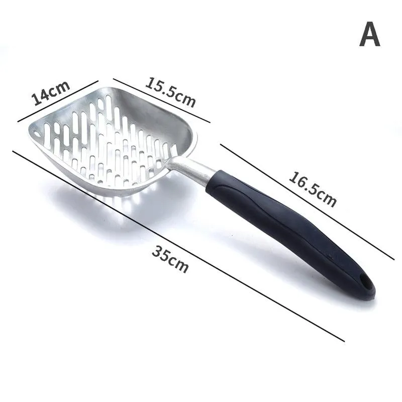 Long Handle Metal Cat Litter Scoop