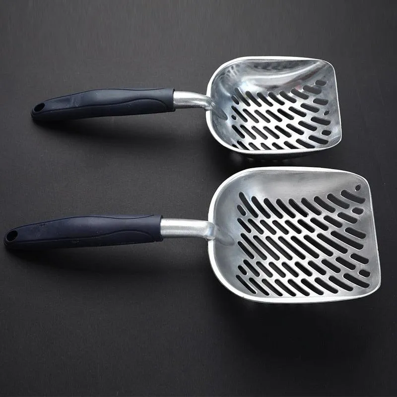 Long Handle Metal Cat Litter Scoop