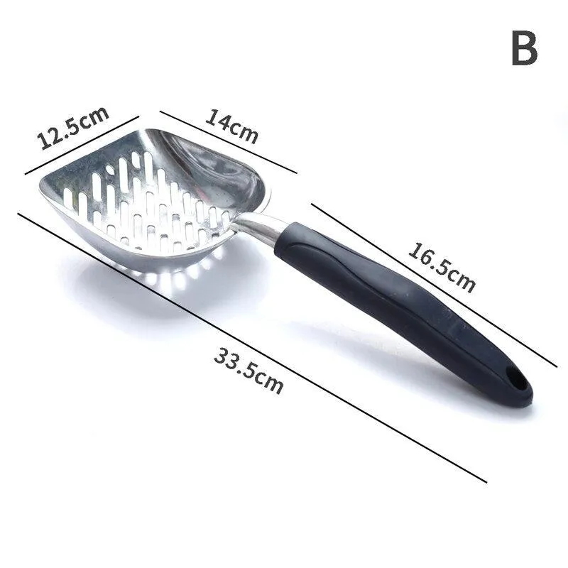 Long Handle Metal Cat Litter Scoop