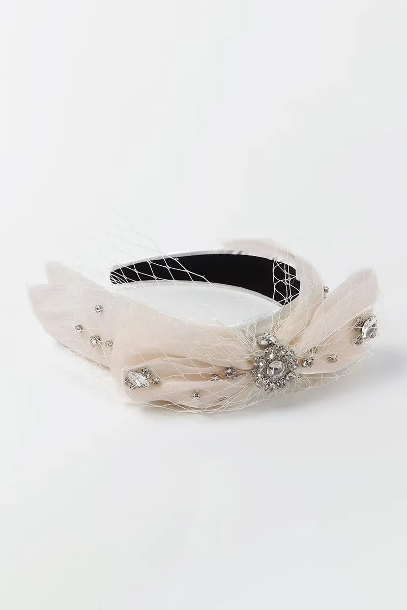 Lux Bow Tie Mesh Headband