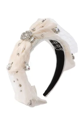 Lux Bow Tie Mesh Headband
