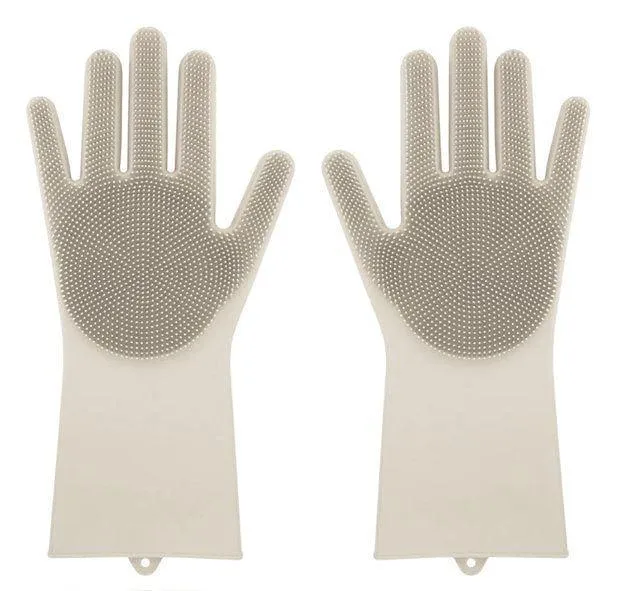 Magic Rubber Silicone Dish Washing Gloves