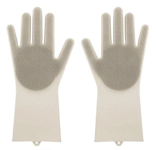 Magic Rubber Silicone Dish Washing Gloves