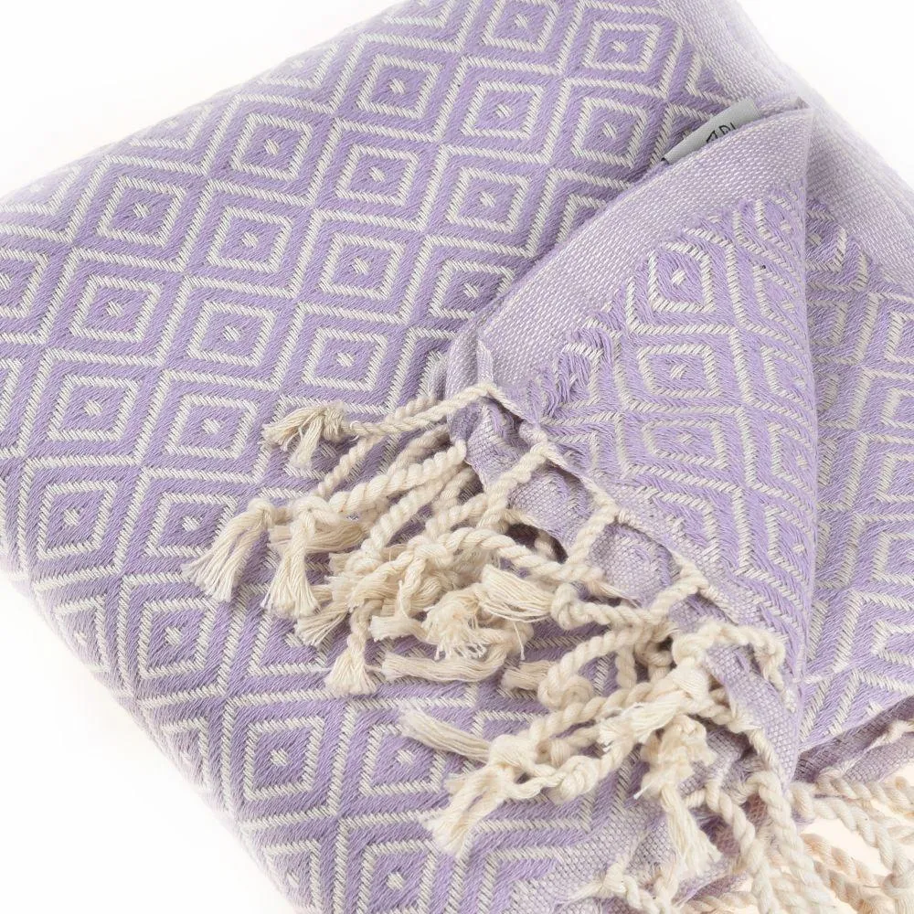 Malta Peshtemal Cotton Throw Blanket