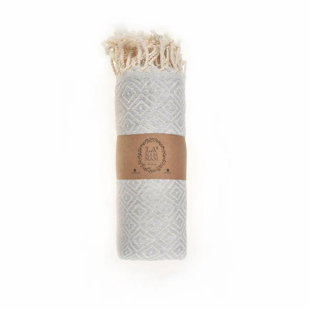 Malta Peshtemal Cotton Throw Blanket