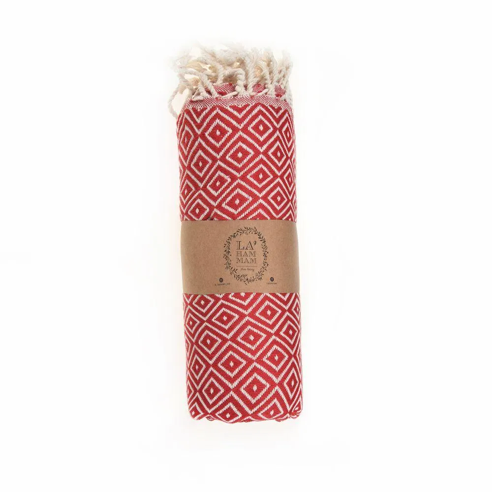 Malta Peshtemal Cotton Throw Blanket