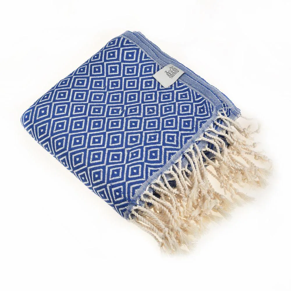 Malta Peshtemal Cotton Throw Blanket