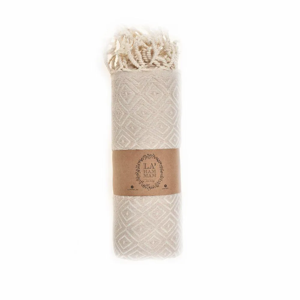 Malta Peshtemal Cotton Throw Blanket