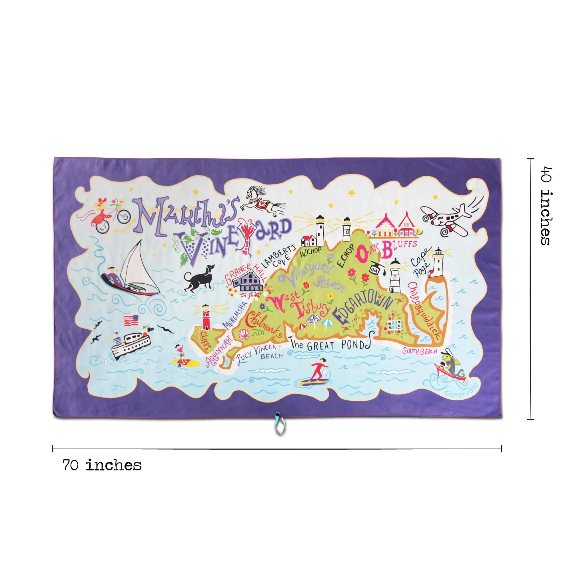 Martha's Vineyard Beach & Travel Towel