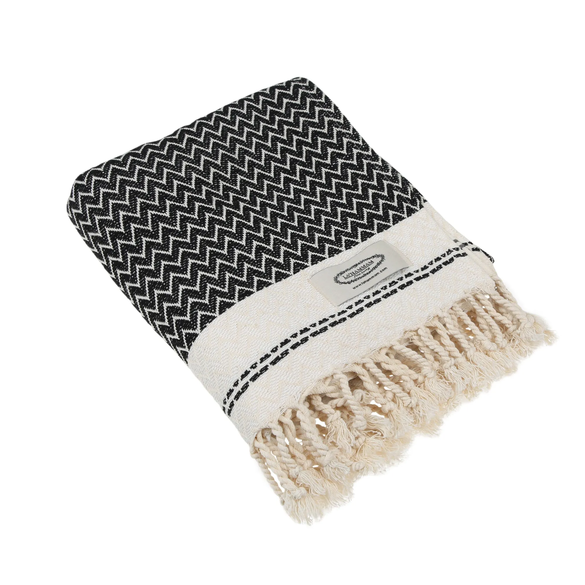 Mevly Peshtemal Cotton Peshtemal Throw Blanket