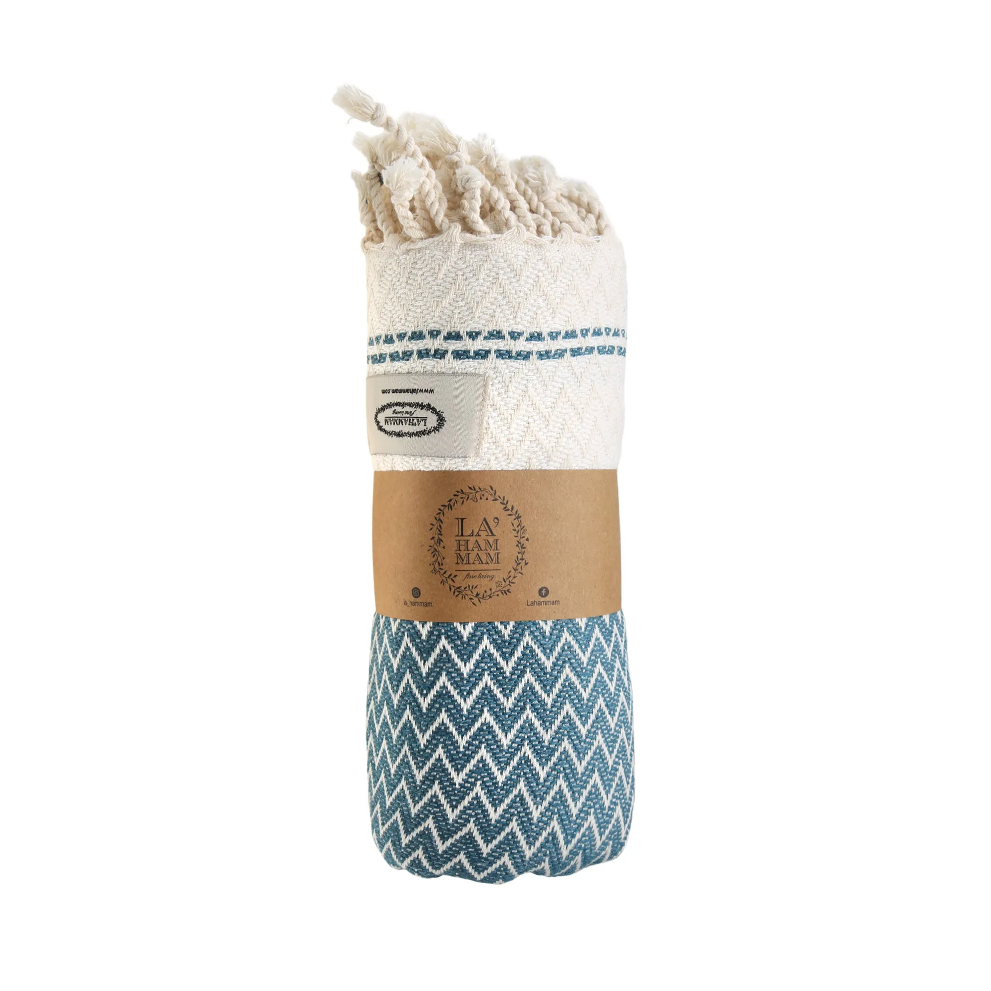 Mevly Peshtemal Cotton Peshtemal Throw Blanket