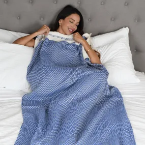 Mevly Peshtemal Cotton Peshtemal Throw Blanket