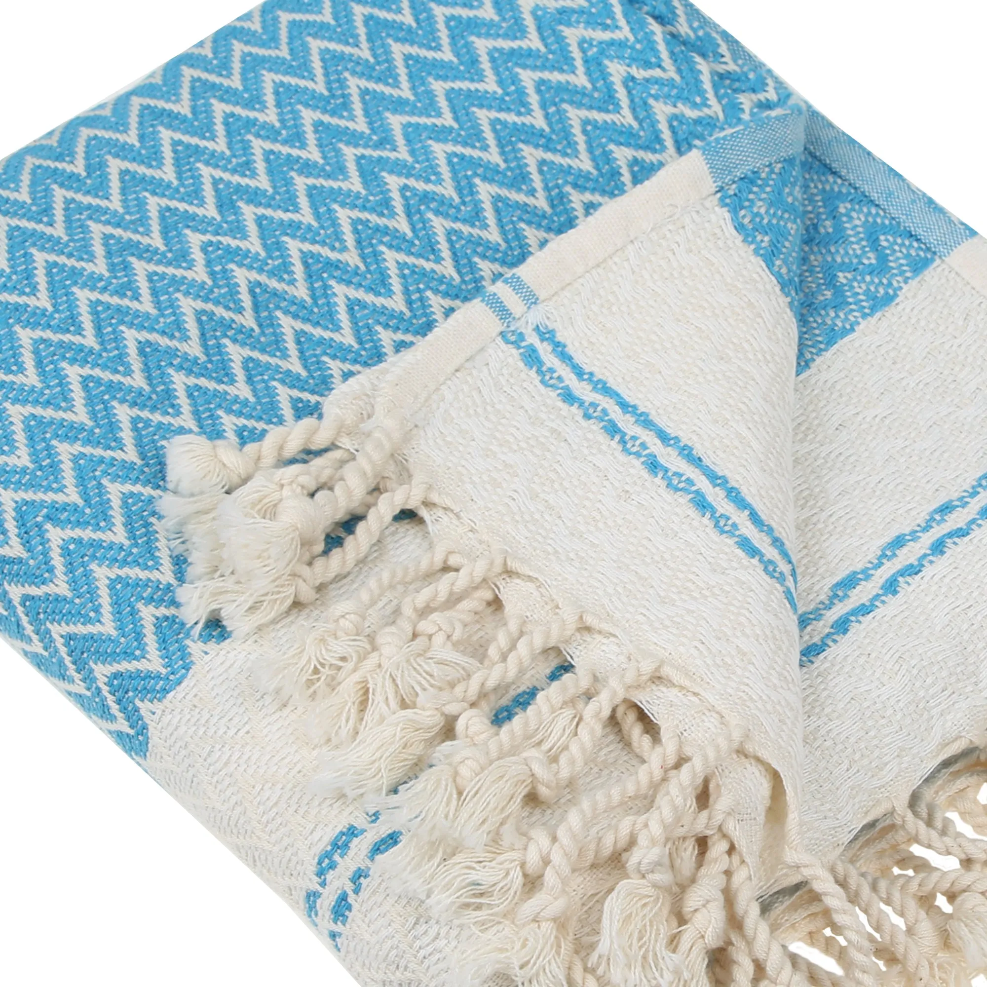 Mevly Peshtemal Cotton Peshtemal Throw Blanket